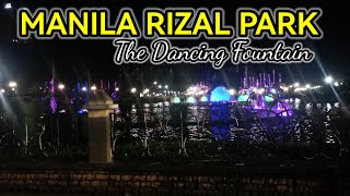 Dancing Fountain  Luneta Park Manila Philippines [upl. by Engedus]