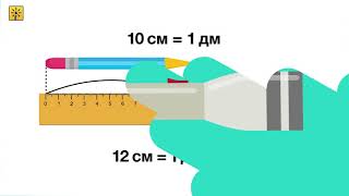 Математика 1 класс Что такое дециметр и как переводить единицы измерения длины Видеоуроки [upl. by Lundberg]