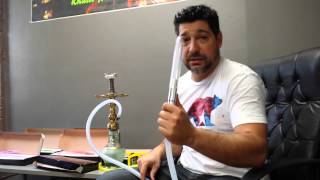 Hookah D Hose at hookahjohn glass hookah handle [upl. by Israeli]