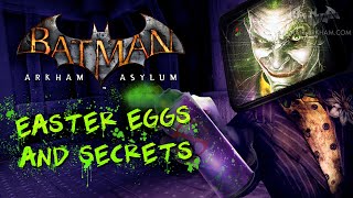 Batman Arkham Asylum  Easter Eggs and Secrets [upl. by Jezabella]