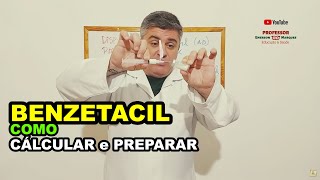 AULA PRÁTICA CÁLCULO E DILUIÇÃO DE BENZETACIL [upl. by Relyk76]