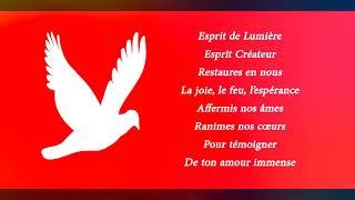 Esprit de Lumière Esprit Créateur  Chant de lEmmanuel  Sylioxx Lyrics [upl. by Kelwunn219]