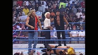 WCW Thunder 532000 The Wall vs Total Package Russo hits Flai Ric Flair vs Kidman Nash and Hogan [upl. by Kit]