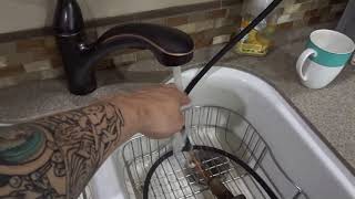 Kitchen Faucet Install  Step by step directions  Moen Brecklyn [upl. by Munn188]