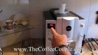 How to Brew with the super automatic JuraCapresso Impressa E9 Part 1 [upl. by Ordep793]