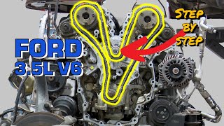 Timing Chain Reset compress on Ford 35l 37l and 50l motors [upl. by Justina169]