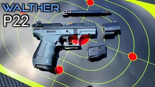 Walther P22 Target Shoot amp Review  Ammo Picky Solved [upl. by Yendroc]