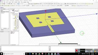 Micro strip patch antenna using HFSS [upl. by Anial172]