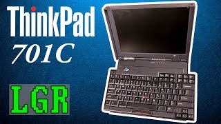 IBM ThinkPad 701C The Iconic Butterfly Keyboard [upl. by Adlesirc]