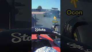 Ocon BREAKS SEAT In Hungarian Grand Prix After Colliding With Gasly 🤯 shorts [upl. by Niarb]