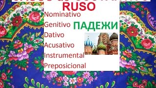 6 CASOS DE SUSTANTIVOS RUSOS ПАДЕЖИ [upl. by Etty]