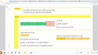 pluspunt 4 groep 6 blok 3 doel 3 breuken aanvullen tot een hele [upl. by Gavrilla430]