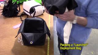 How to pack a drag chute by Stroud Safety [upl. by Mansfield]