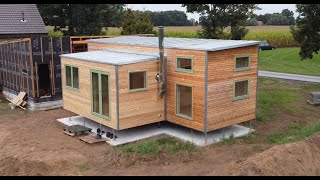 Modulares TinyHouse als Erstwohnsitz von Modulholzhaus [upl. by Ecyla841]