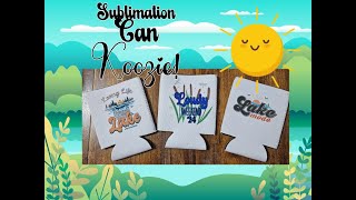 Lets Create Sublimation Can Koozies sublimationtutorial sublimationblanks heatpress cankoozie [upl. by Eissirk]