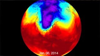 Polar Vortex Temperature Visualization [upl. by Flodur]