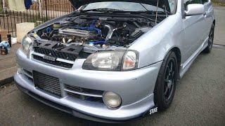 Toyota Glanza V 5E TD04  Exhaust Sound [upl. by Dalli]