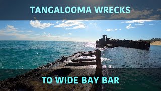 Cruising Tangalooma Wrecks Moreton Bay and Wide Bay bar [upl. by Dabney]