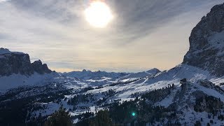 Sellaronda grün auf Skiern 4K 60fps [upl. by Spiegel963]