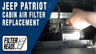 How to Replace Cabin Air Filter Jeep Patriot 2007  2017 [upl. by Rubinstein]