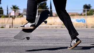 HOW TO NO COMPLY 180 ON A SKATEBOARD TUTORIAL [upl. by Lahsiv]