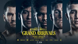 Artur Beterbiev Vs Dmitry Bivol 2 amp Undercard Grand Arrivals [upl. by Nevear]