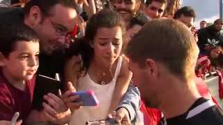 New Jersey fan cries after meeting Stevie G [upl. by Aynwat]