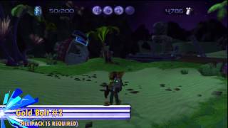 Ratchet amp Clank HD  All Skill Points amp Gold Bolts Aridia [upl. by Tamera893]