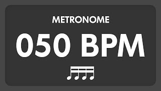 50 BPM  Metronome  16th Notes [upl. by Smart]