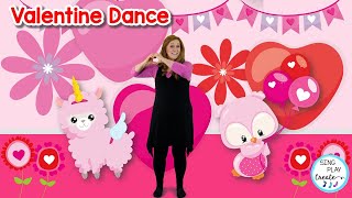 Valentines Day Dance quotValentine Dancequot❤ Valentines Day Brain Break Activity ❤Sing Play Create [upl. by Annaes87]