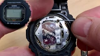 How To Change The Battery On A Classic GShock Watch [upl. by Ylahtan298]