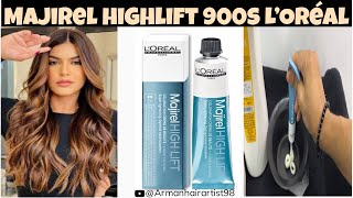 Majirel Highlift Fashion Colour L’Oréal  Ultra Golden Blonde 900s Colour  Global Chocolate Brown [upl. by Other]