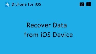 Wondershare DrFone  Recover Data from iOS Device Directly [upl. by Trainer326]