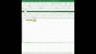 quotHow to Easily Insert Dates amp Numbers in Excel Using the Fill Optionquot shorts trending viralvideo [upl. by Wescott]