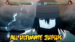 Naruto Shippuden Ultimate Ninja Storm 4  All Ultimate Jutsus [upl. by Eanad]