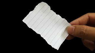 One of The Best Magic Tricks with Paper [upl. by Lipsey]