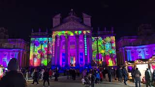 Christmas at Blenheim Palace 2024  Illuminated palace [upl. by Ketchum122]