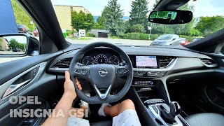 New Opel Insignia Sports Tourer GSI 2022 Test Drive POV [upl. by Neomah688]