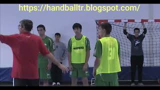 handballtraining Sjors Rottger  Handball vision practice part4 [upl. by Naitsabes]