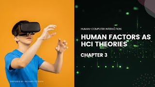 HumanComputer Interaction Chapter 3 Human Factors as HCI Theories [upl. by Berck]