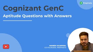 Cognizant GenC Aptitude Questions with Answers 2022 [upl. by Redford]