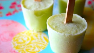 3 Ingredient Korean Melon Bars Recipe  Melona Ice Cream Pop  메로나 [upl. by Hetty]