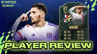 HOUSSEM AOUAR 87  Lohnt sich die SBC  FIFA 22 Player Review [upl. by Tamar]