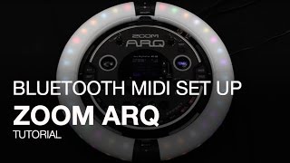 Zoom ARQ Tutorials Bluetooth MIDI Set Up [upl. by Eliott767]