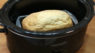 How to Make Bread in a Crock Pot  Easy Crockpot Bread Recipe Demonstration [upl. by Arual]