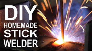 Homemade Stick Welder  From Microwave Parts [upl. by Ereveneug833]