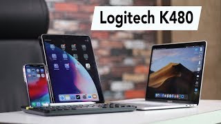 Logitech K480 Review  MultiDevice Wireless Keyboard [upl. by Luz]