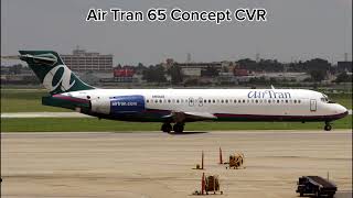 AirTran 65 concept CVR Made Up Crash [upl. by Asilak]