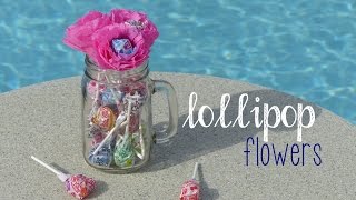 DIY Crafts How To Make Lollipop Paper Flowers [upl. by Aretha195]