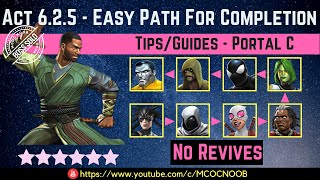 MCOC Act 625  Easy Path for Completion  TipsGuide  No Revives  Story quest [upl. by Llenil]